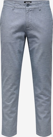 Only & Sons - regular Pantalón chino 'ONSMARK' en gris: frente