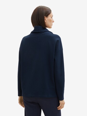 Sweat-shirt TOM TAILOR en bleu