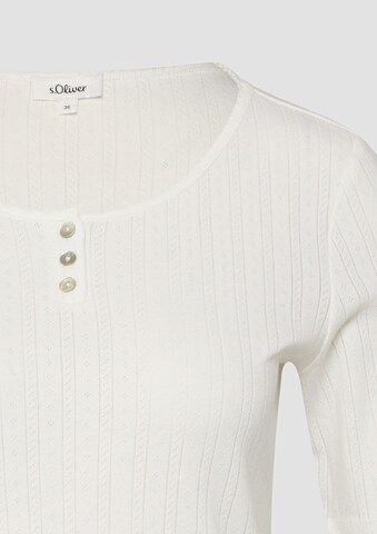 s.Oliver Shirt in Beige