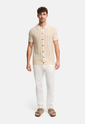 Coupe regular Chemise 'INKaziz' INDICODE JEANS en beige