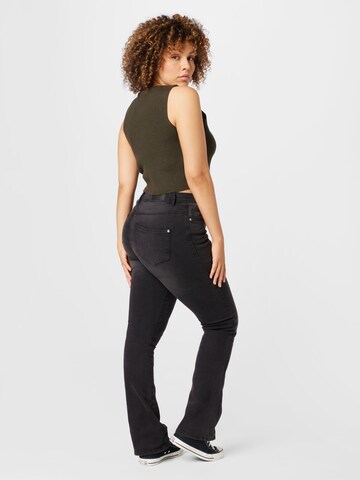ONLY Curve Boot cut Jeans 'WAUW' in Black