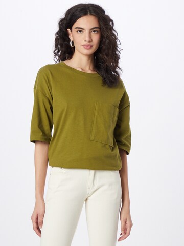 Sisley Shirt in Groen: voorkant