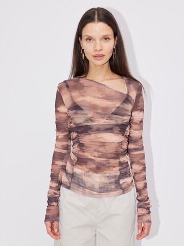 T-shirt 'Merle' LeGer by Lena Gercke en beige