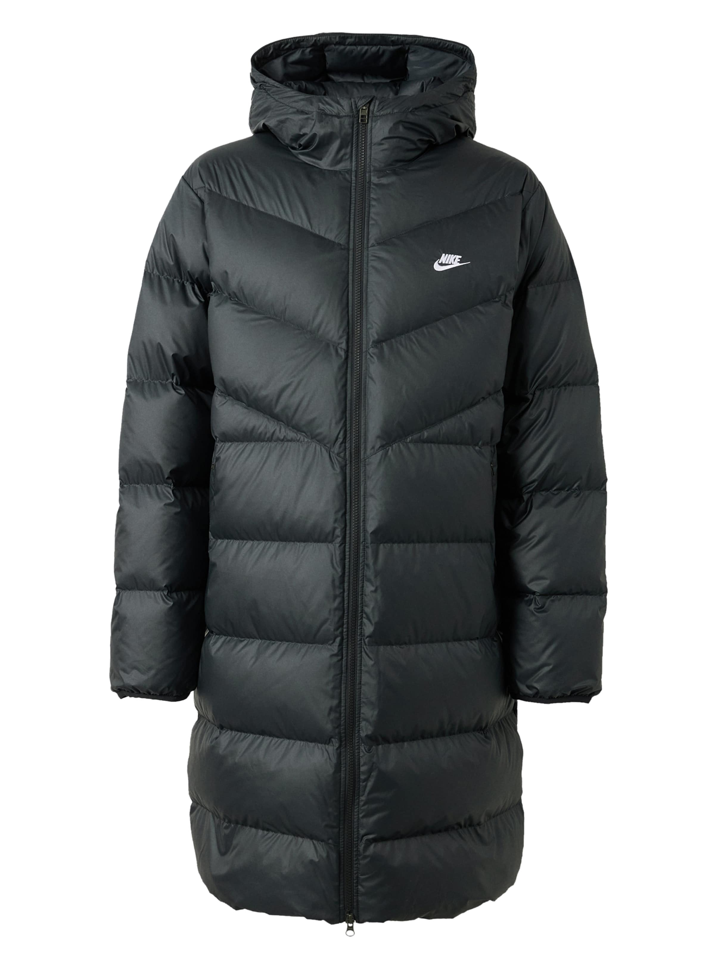 Palton de iarnă 'WINDRUNNER STMNT' de la Nike Sportswear pe negru: față