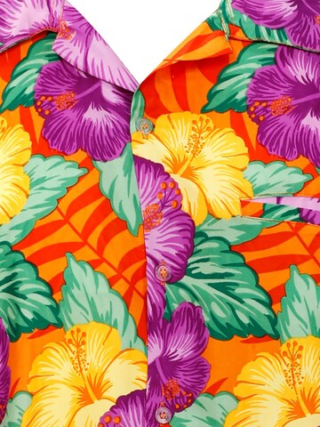 Maglietta 'Wild Flowers' di King Kameha in arancione
