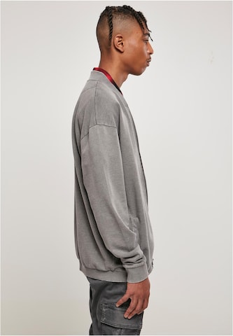 Urban Classics - Sudadera con cremallera en gris