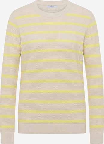 CECIL Sweater in Beige: front