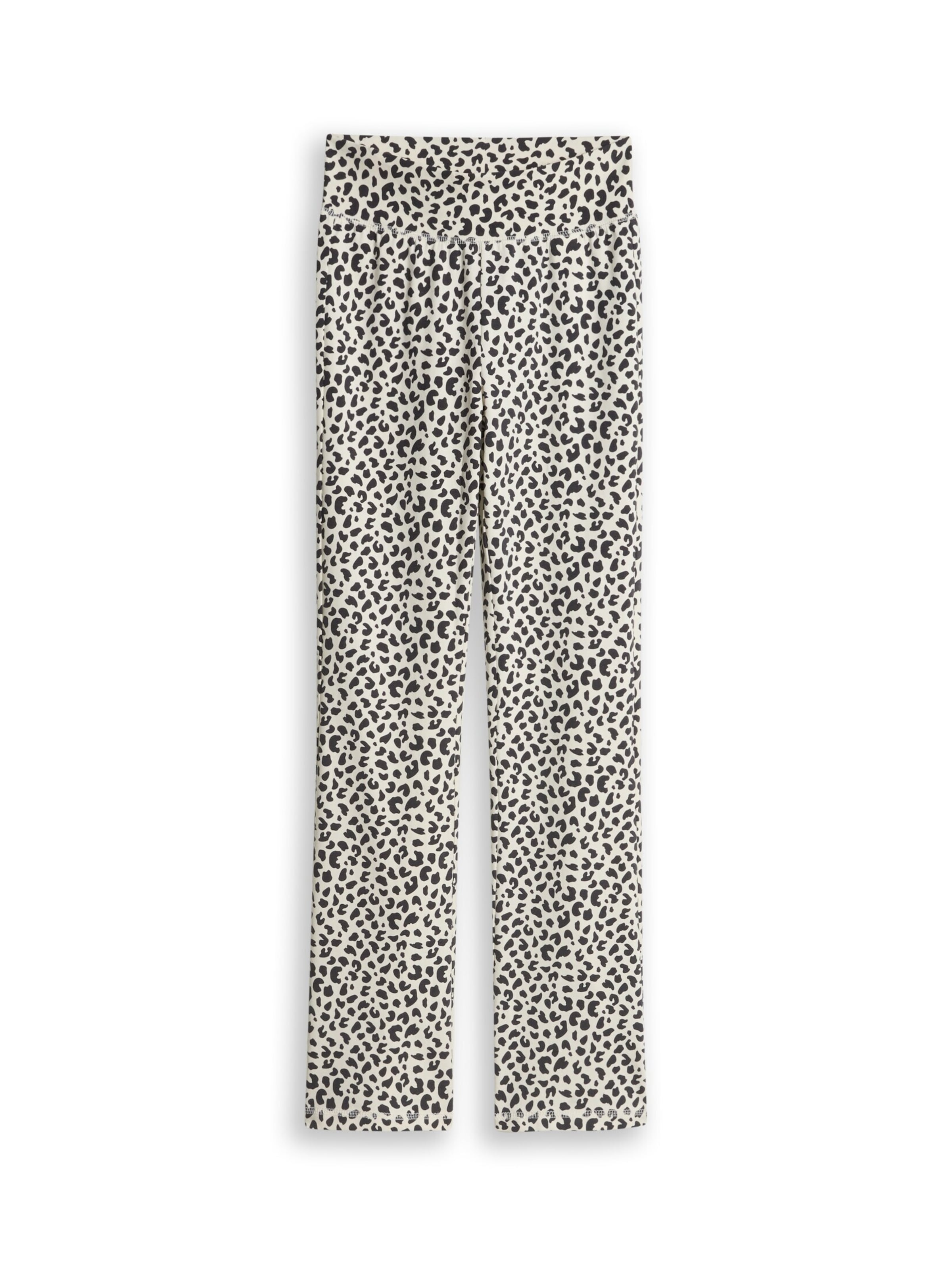 TOM TAILOR Flared Leggings in Blauw: voorkant