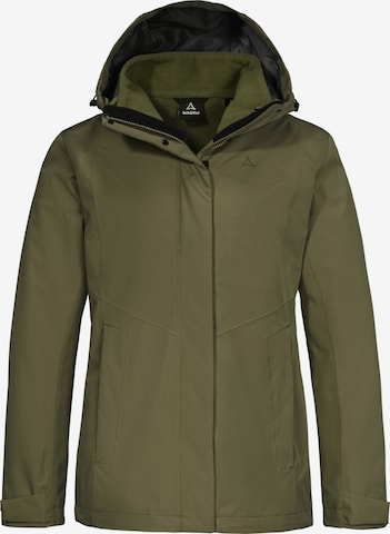 Schöffel Outdoor Jacket in Green: front