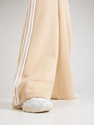 ADIDAS SPORTSWEAR Wide Leg Sporthose 'Essentials' in Beige