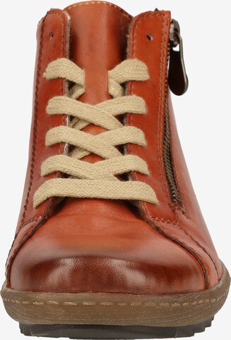REMONTE Lace-Up Ankle Boots in Brown
