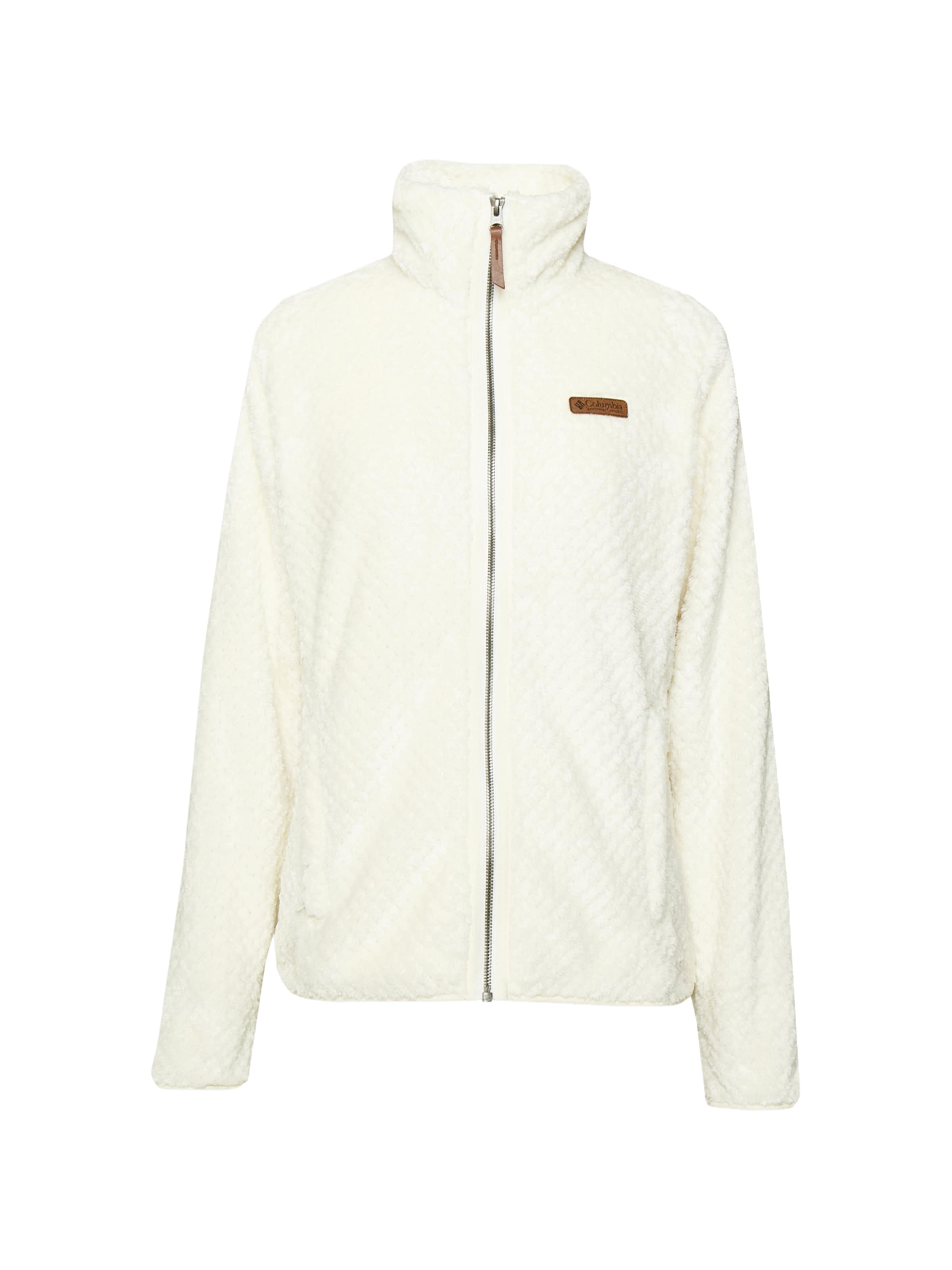 COLUMBIA Funktionsfleecejacka 'Fire Side II' i vit: framsida