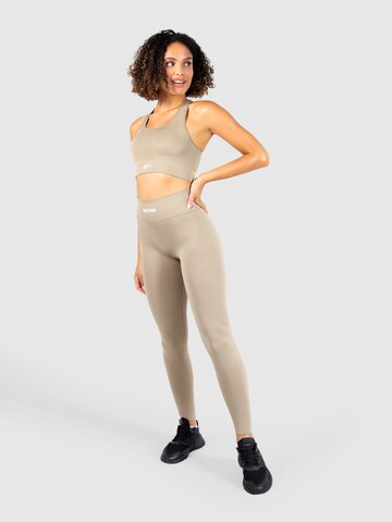 Smilodox Bralette Sports Top 'May' in Beige