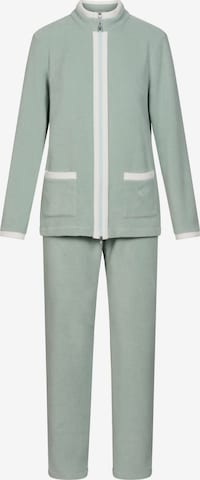 FÉRAUD PARIS Pajama ' Fleece ' in Green: front