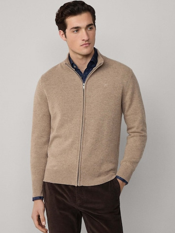 Giacchetta di Hackett London in beige: frontale