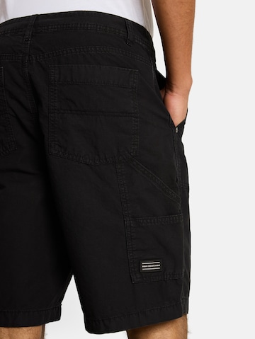 TOM TAILOR DENIM Loosefit Broek in Zwart