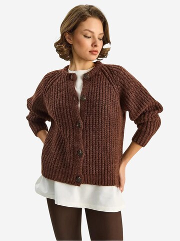 Bianco Lucci Strickjacke in Braun