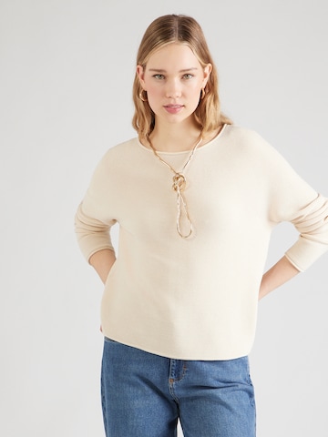 COMMA Sweter w kolorze beżowy: przód