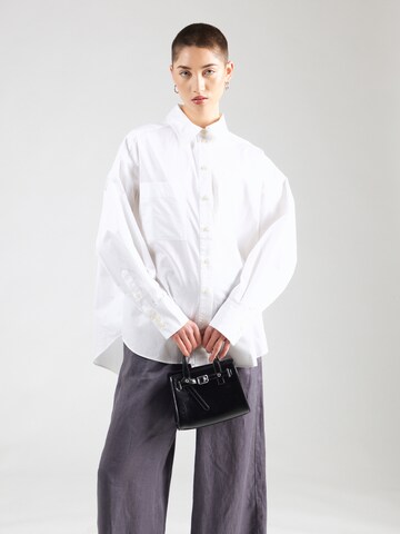 & Other Stories Blouse in White: front
