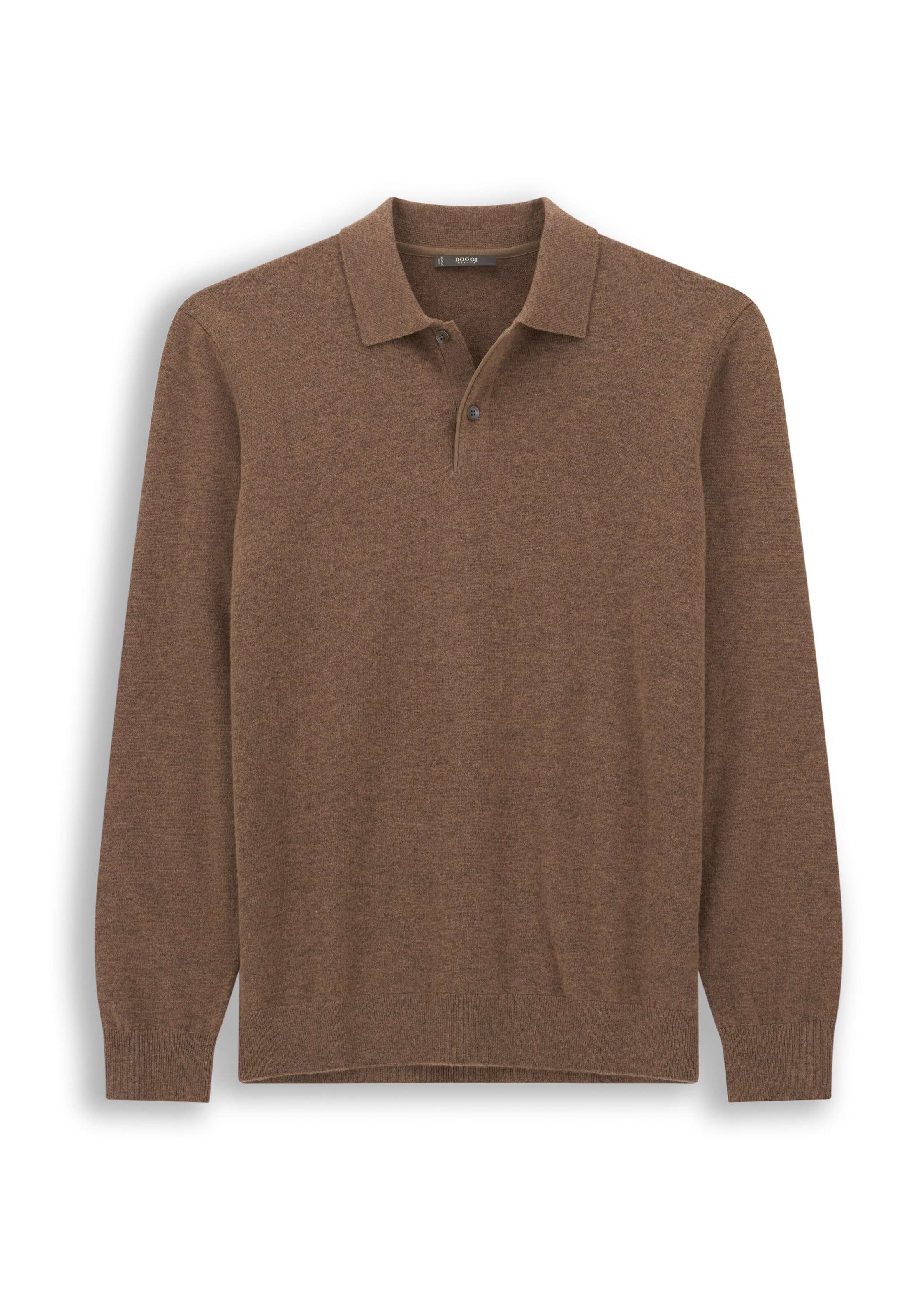 Boggi Milano Gebreid vest in Bruin: voorkant