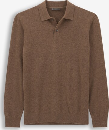 Boggi Milano Gebreid vest in Bruin: voorkant