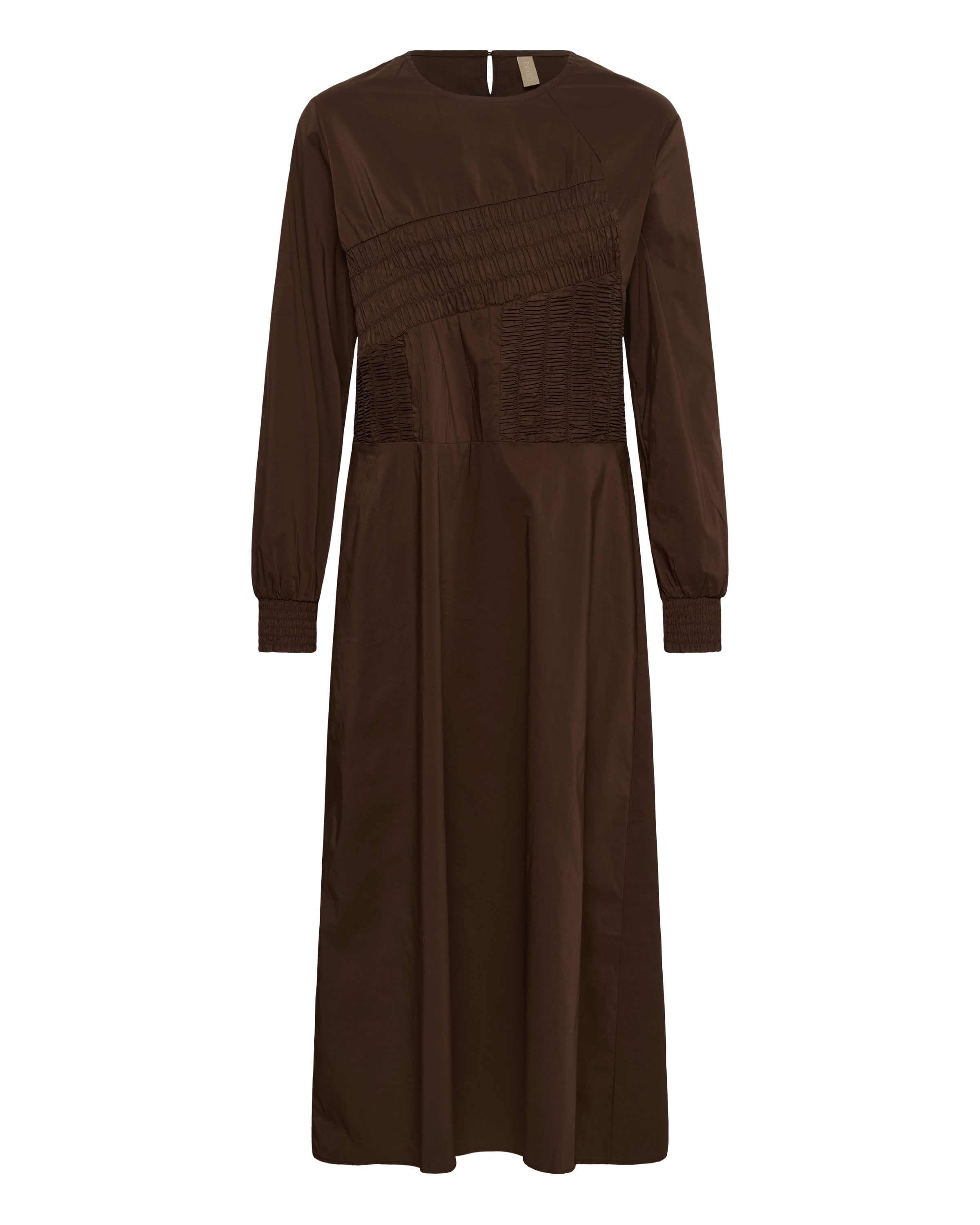 CULTURE Robe 'CUAjda Antoinett' en 40 en chocolat, Vue avec produit