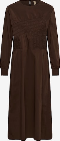 Robe 'CUAjda Antoinett' CULTURE en marron : devant