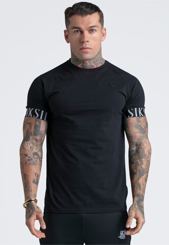 SikSilk Functioneel shirt in Grijs: voorkant