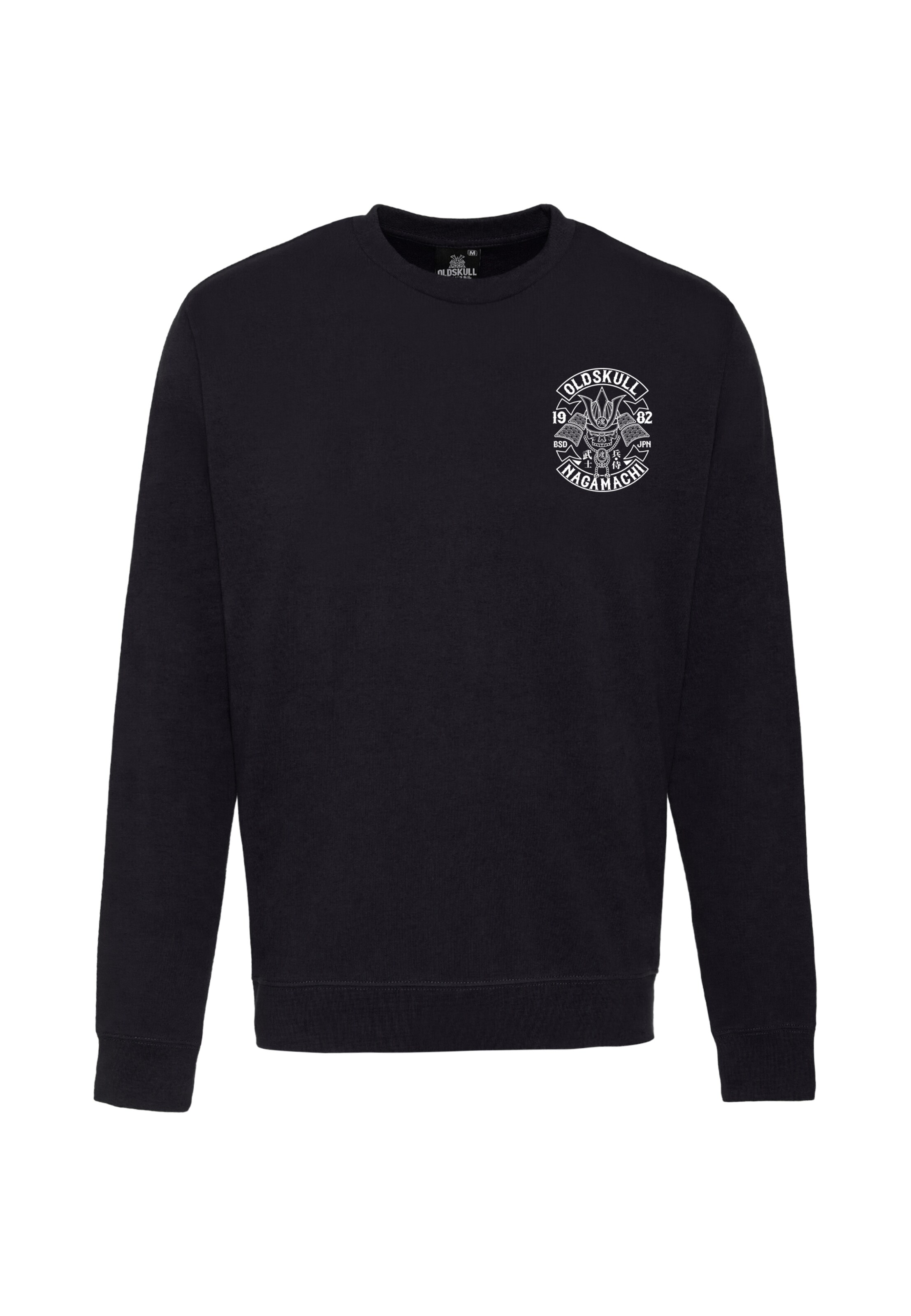 Oldskull Sweatshirt 'Rtrip Nagamurai' in Black: front
