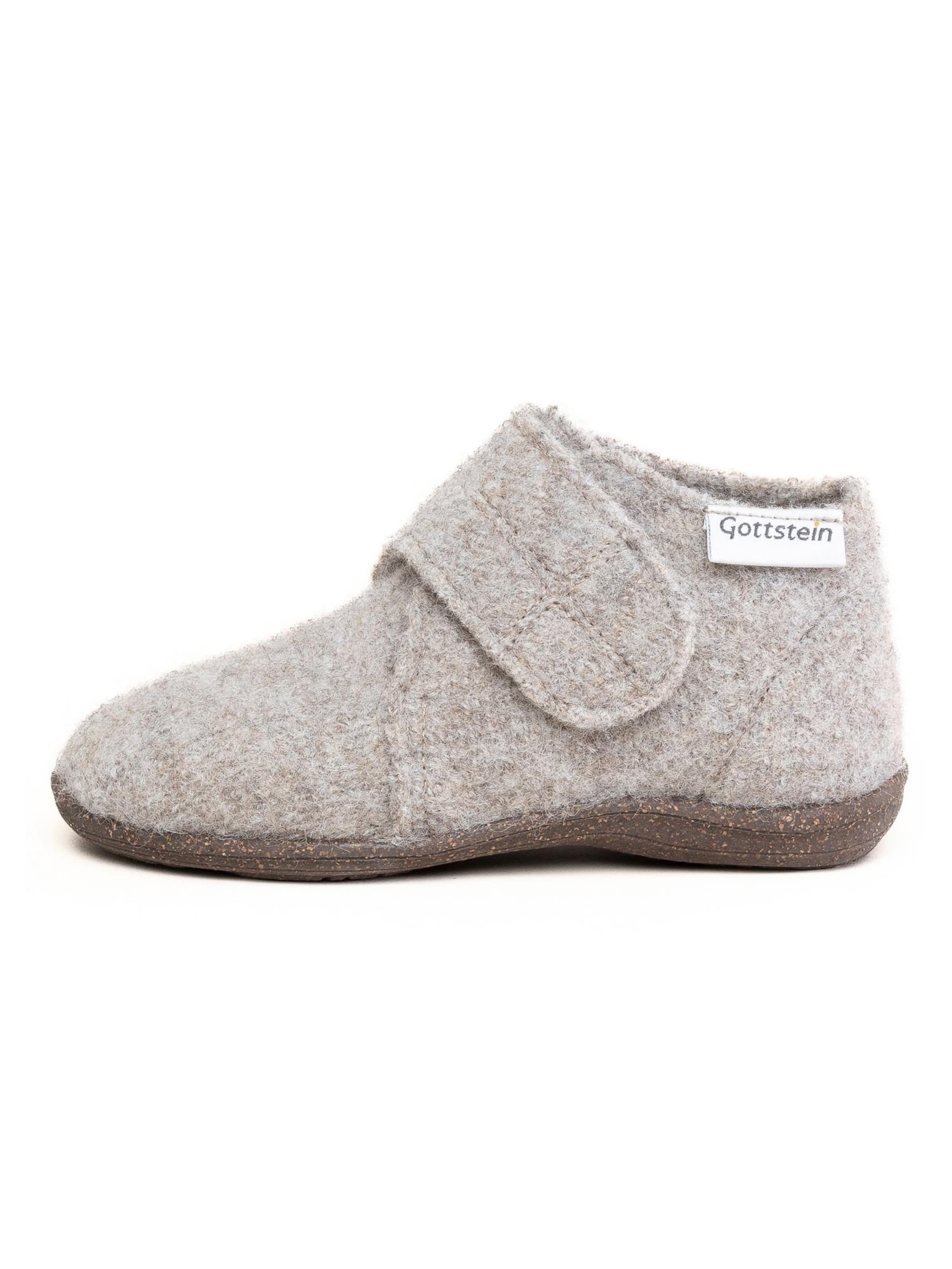 Gottstein Hausschuh 'Alpine Racer RU'‌‌‌‌‌‌‌‌ in Beige: Vorderseite