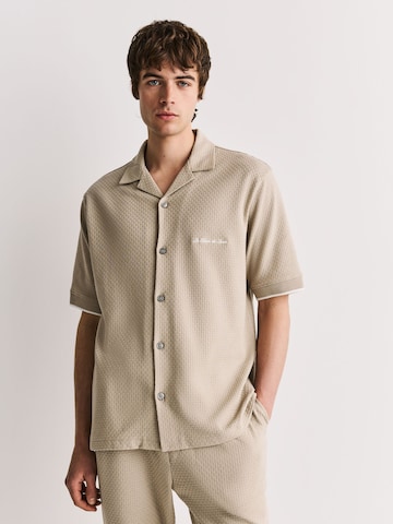 Coupe regular Chemise Next en beige : devant