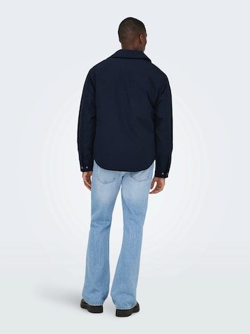 Only & Sons Átmeneti dzseki 'ONSDAVID' - kék