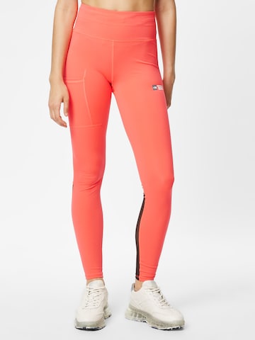 Skinny Pantaloni sportivi 'MOVMYNT' di THE NORTH FACE in rosso: frontale