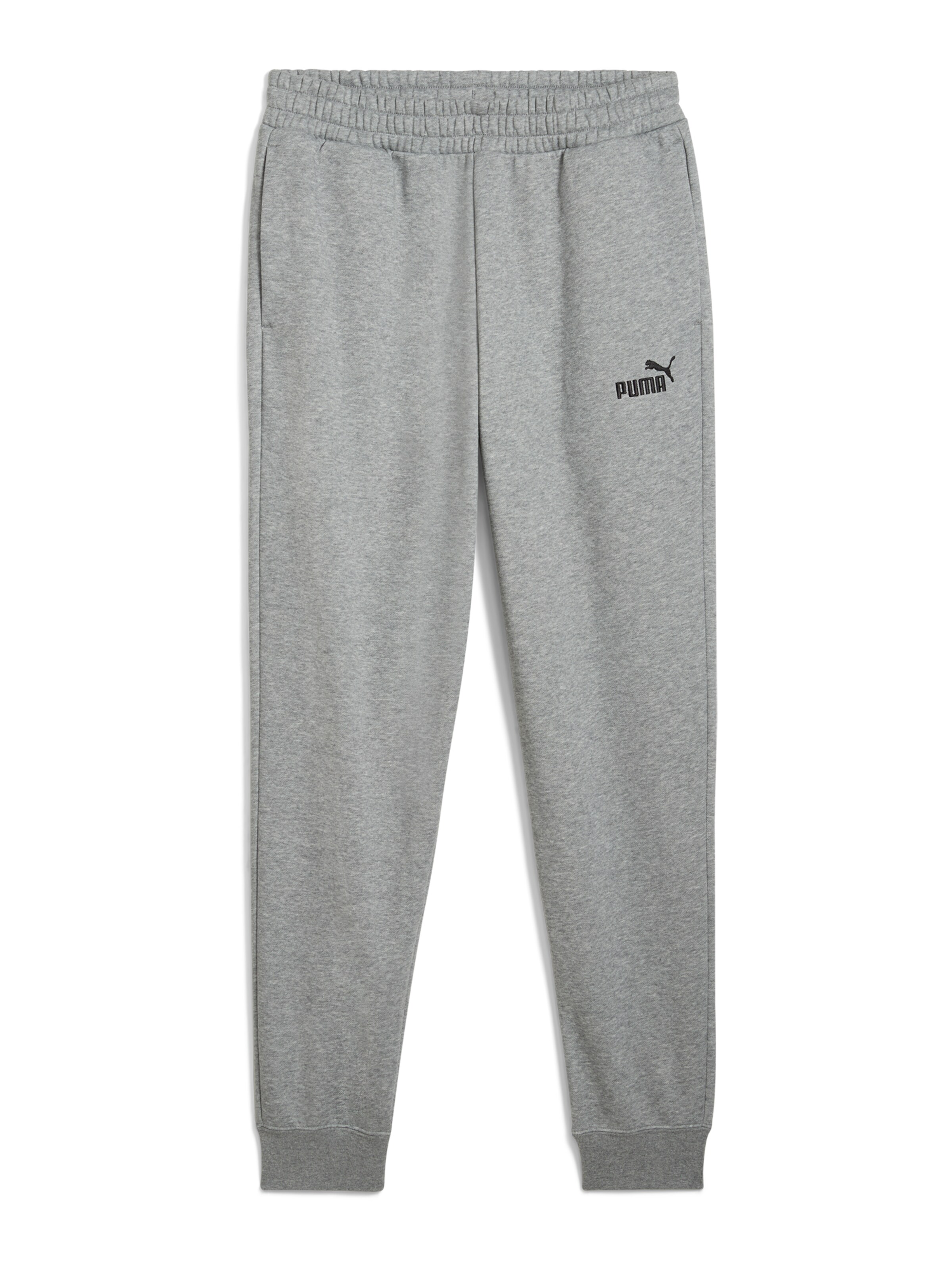 Tapered Pantaloni sport 'ESS No. 1' de la PUMA pe gri: față