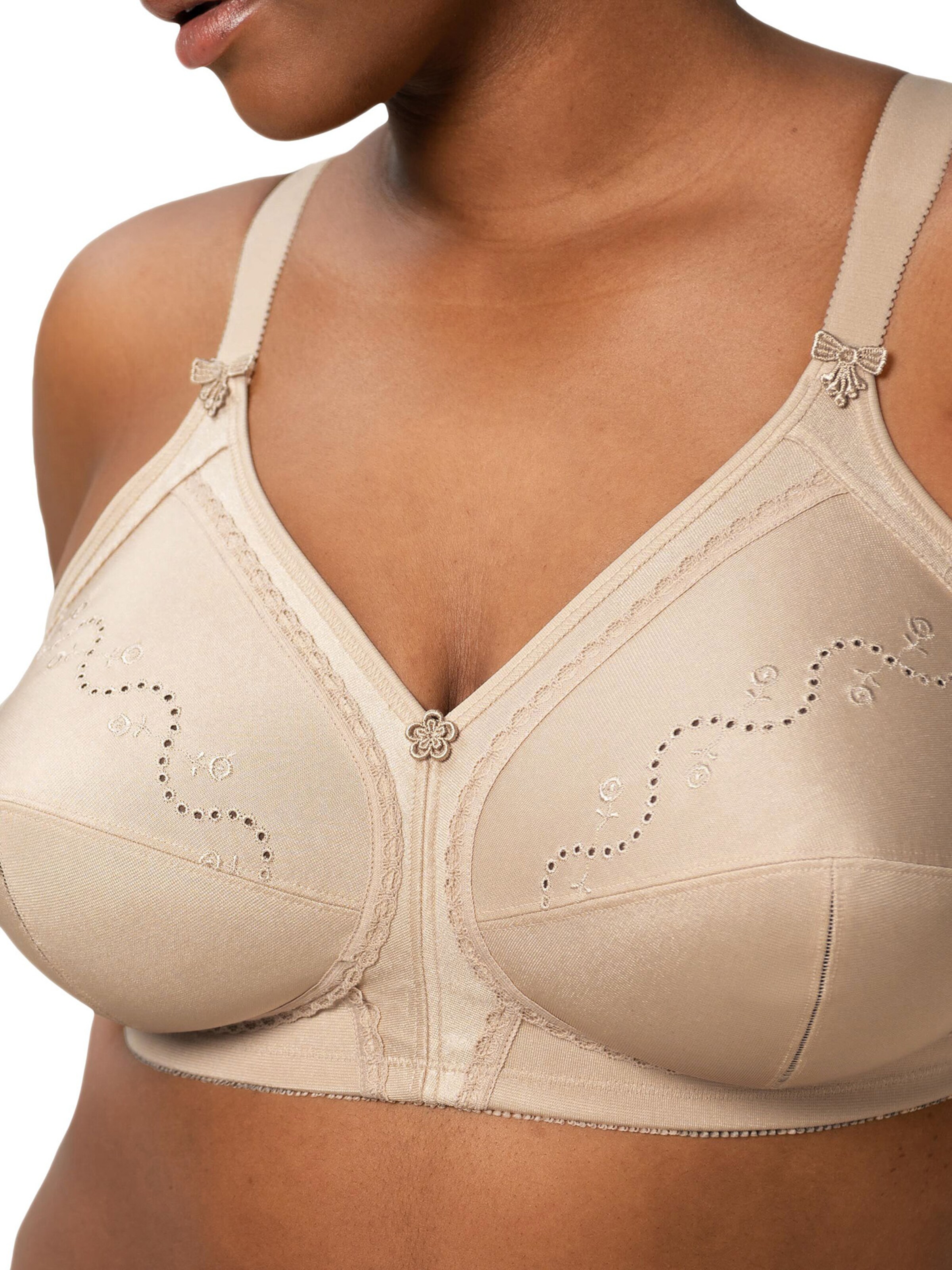 Soutien-gorge ' Doreen + Cotton ' TRIUMPH en beige