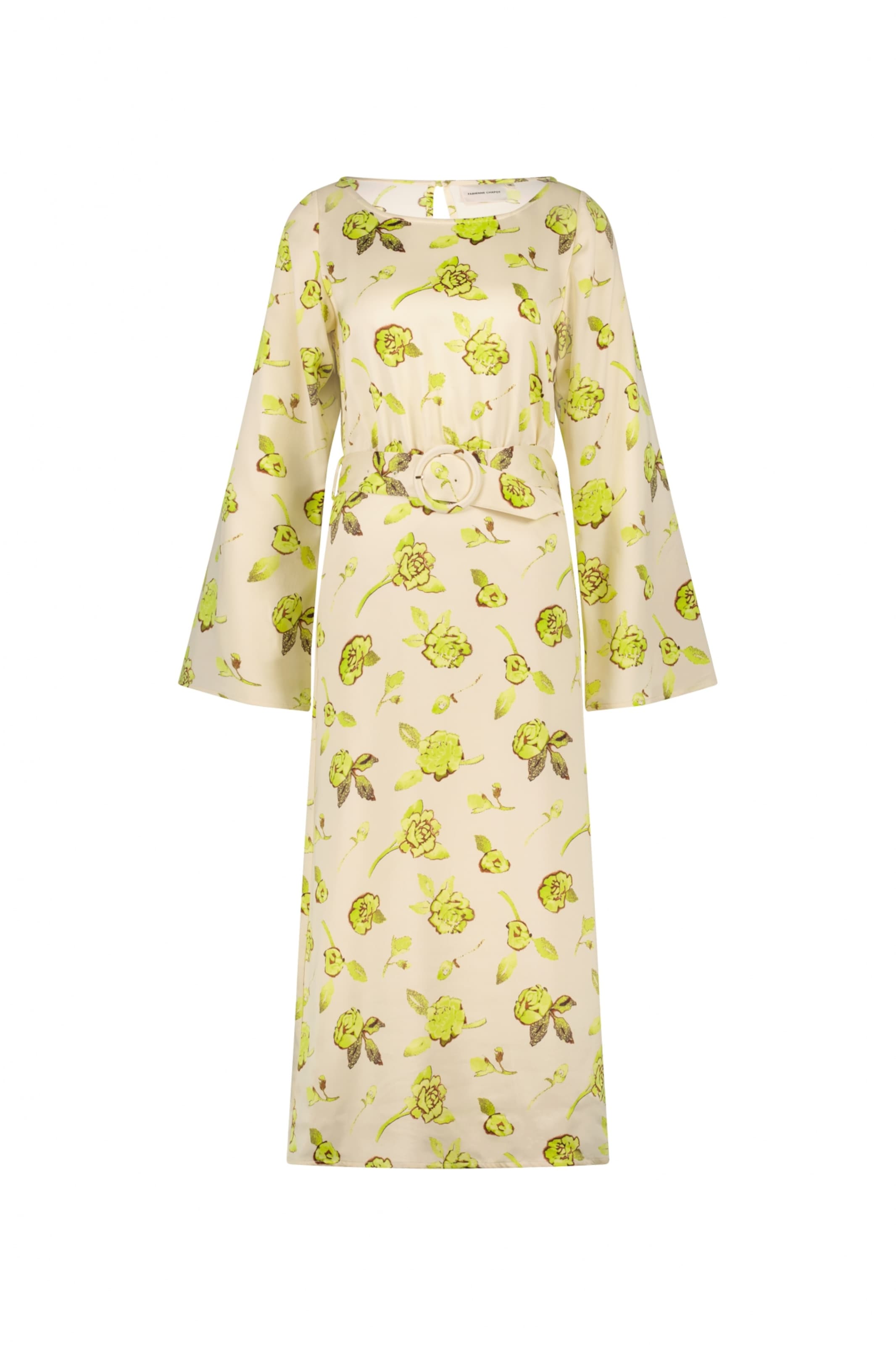 Fabienne Chapot Jurk in Beige: voorkant