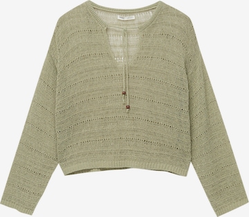 Pull-over Pull&Bear en vert : devant