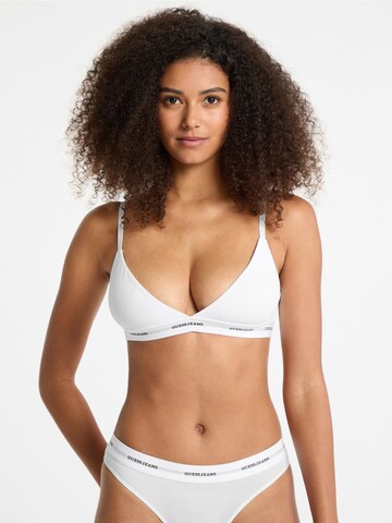 GUESS Triangle Bra in White: front
