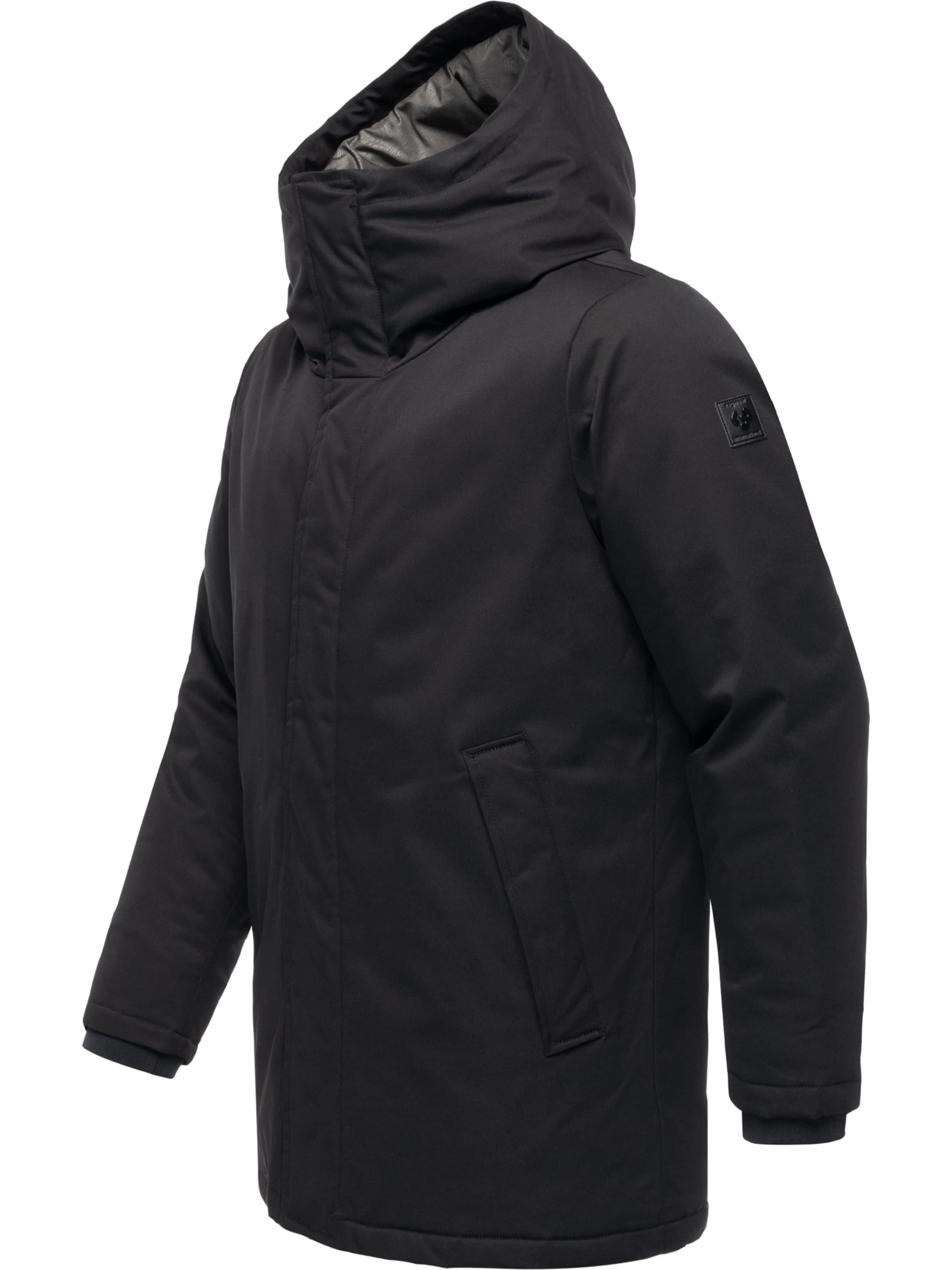 Ragwear Zimný kabát 'Parcan Twill' - Čierna