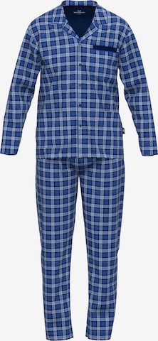 Pyjama long Götzburg en bleu : devant
