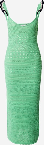 SCOTCH & SODA Knitted dress in Green: front