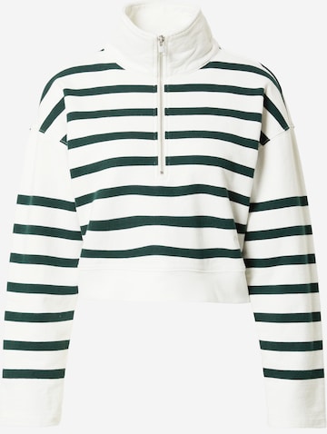 FRAME Sweatshirt in White: front