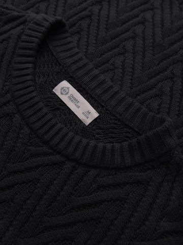 Ombre Sweater in Black