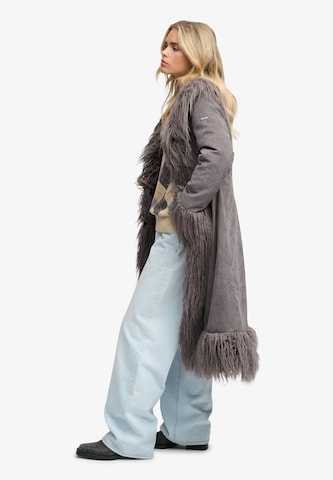 Superdry & Co Between-Seasons Coat in Grey