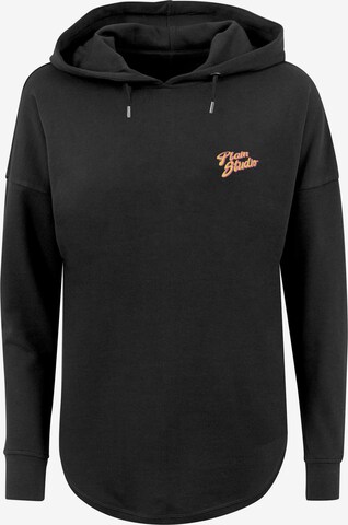 F4NT4STIC Sweatshirt 'Plain Studio Typo' in Zwart: voorkant