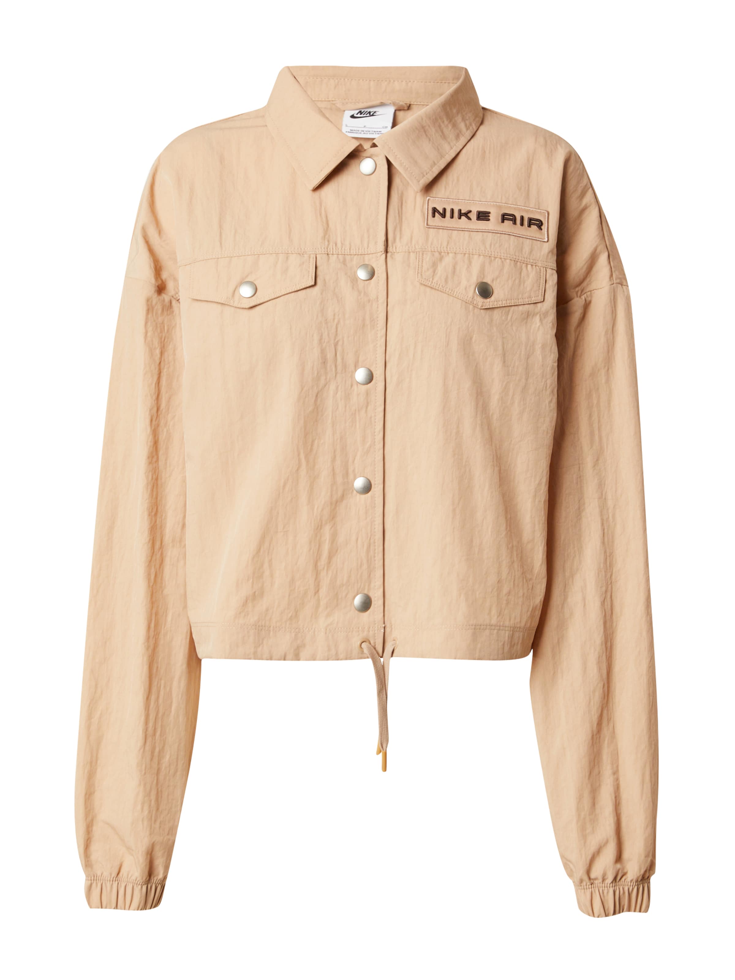 Nike Sportswear - Chaqueta de entretiempo 'AIR' en beige: frente