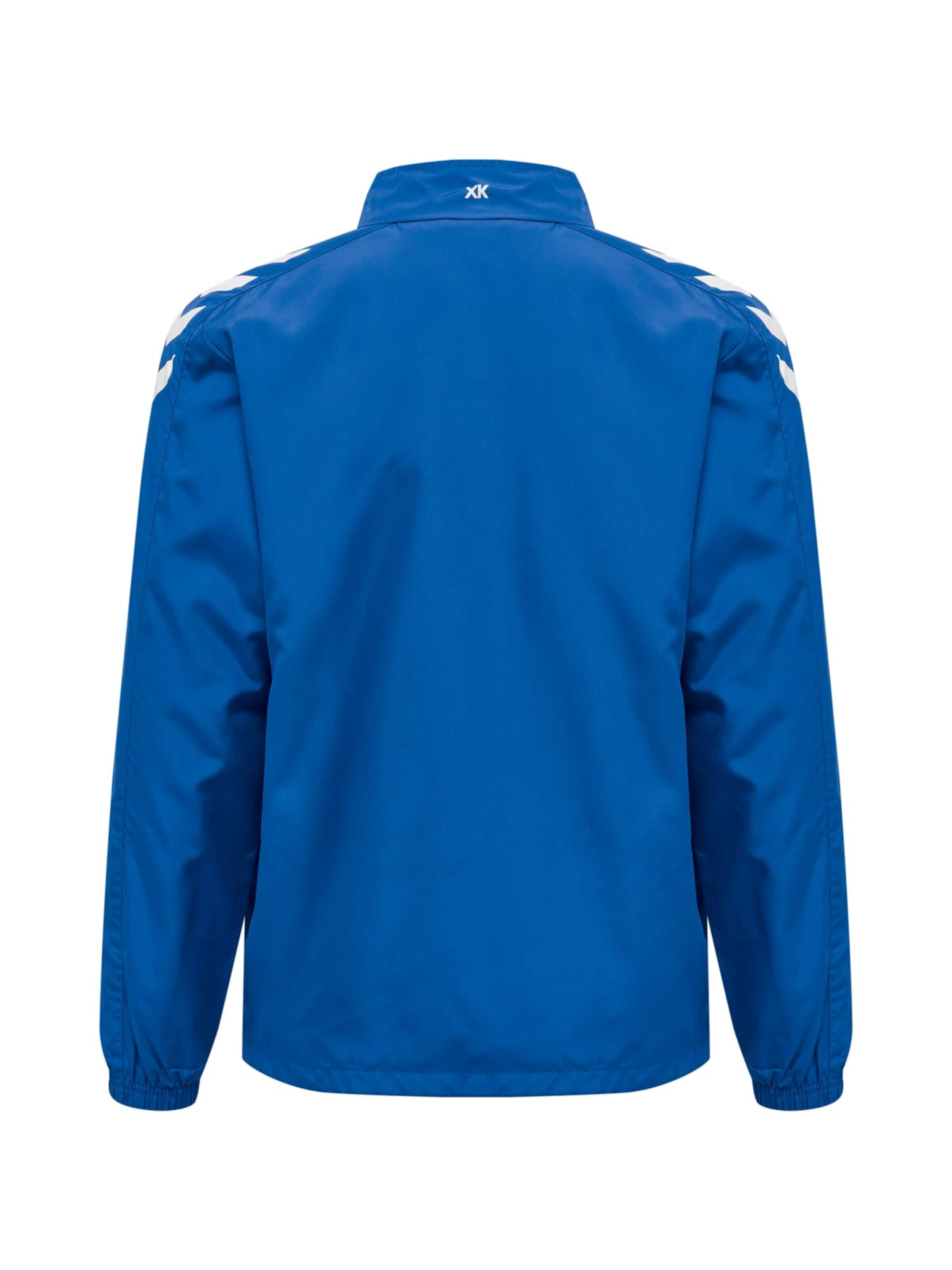 Veste de sport 'hmlCORE XK MICRO ZIP JACKET KIDS' Hummel en bleu