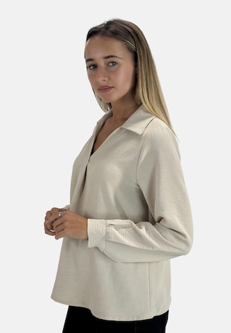 Elara Blouse in Beige