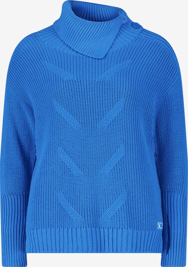 Betty Barclay Grobstrick-Pullover mit hohem Kragen in blau, Produktansicht