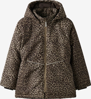 NAME IT Jacke 'NKFMaxi' in Braun: Vorderseite
